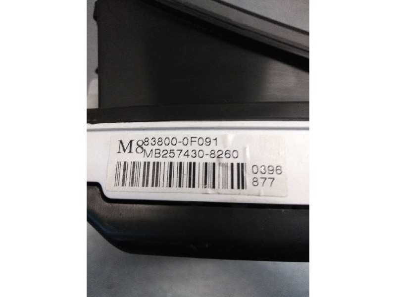 Recambio de cuadro instrumentos para toyota corolla verso (r1) 2.2 turbodiesel cat referencia OEM IAM 838000F091 MB2574308260 M8
