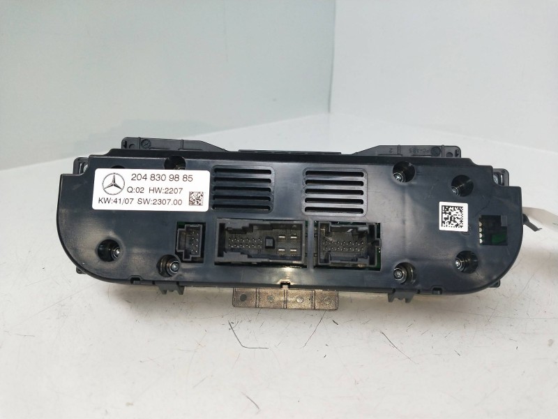 Recambio de mando calefaccion / aire acondicionado para mercedes clase c (w204) berlina referencia OEM IAM 2048309885  