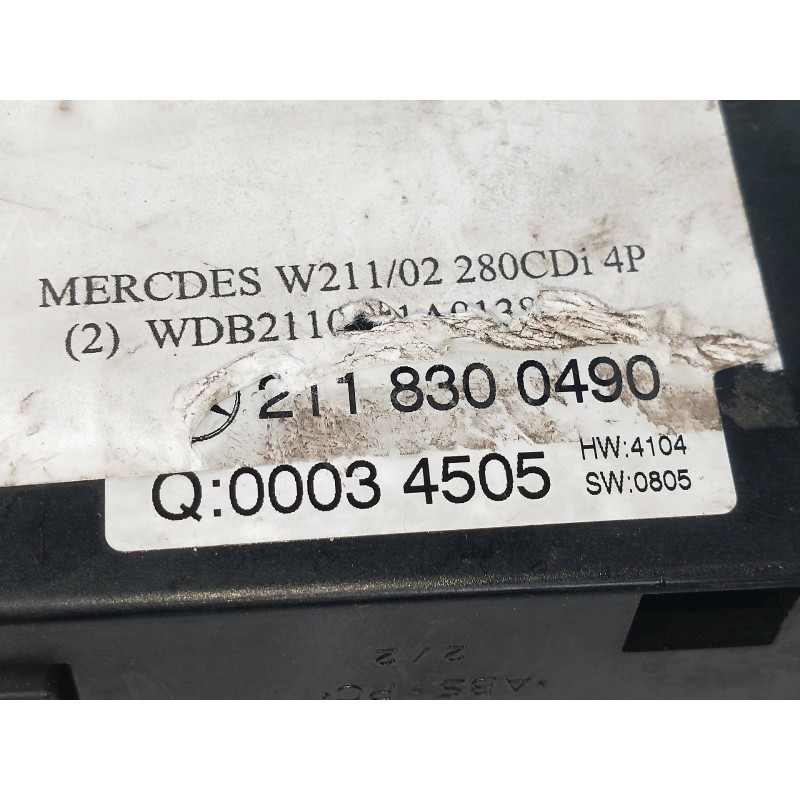 Recambio de mando calefaccion / aire acondicionado para mercedes clase e (w211) berlina 3.0 cdi cat referencia OEM IAM 211830049