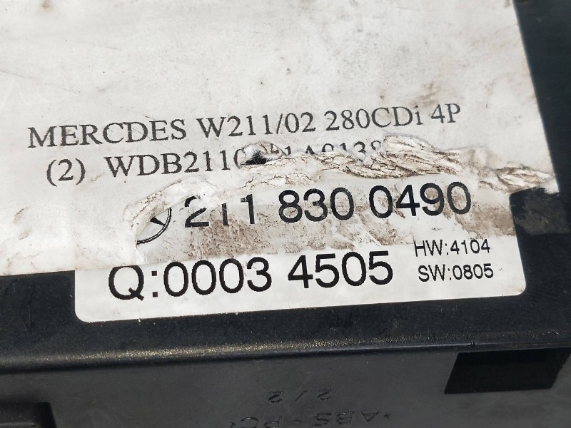 Recambio de mando calefaccion / aire acondicionado para mercedes clase e (w211) berlina 3.0 cdi cat referencia OEM IAM 211830049