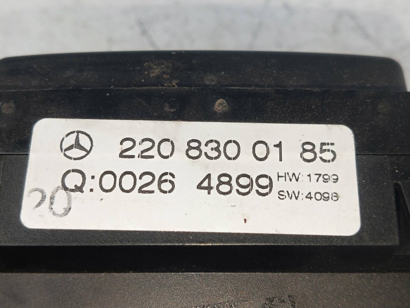 Recambio de mando calefaccion / aire acondicionado para mercedes clase s (w220) berlina referencia OEM IAM 2208300185 Q00264899 
