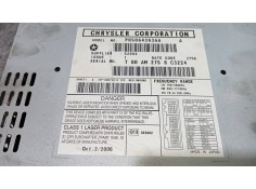 Recambio de sistema audio / radio cd para chrysler pt cruiser (pt) 1.6 classic referencia OEM IAM P05064363AA   2