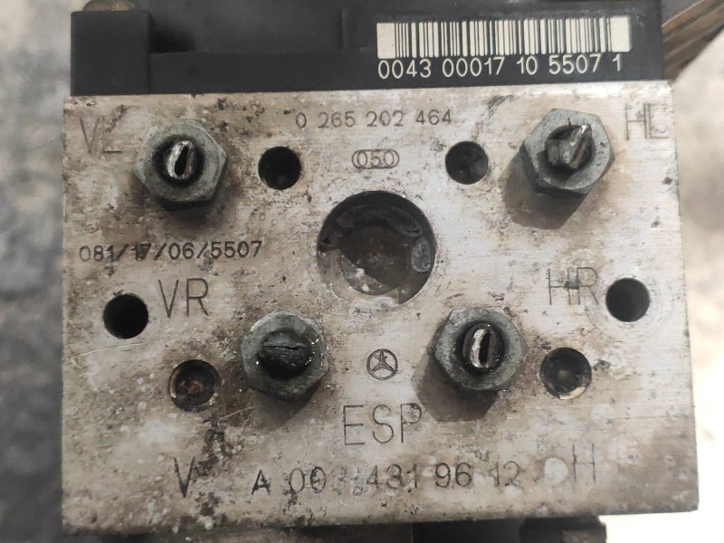 Recambio de abs para mercedes clase e (w210) familiar 430 t (210.270) referencia OEM IAM 0265202464 0034319612 BOSCH