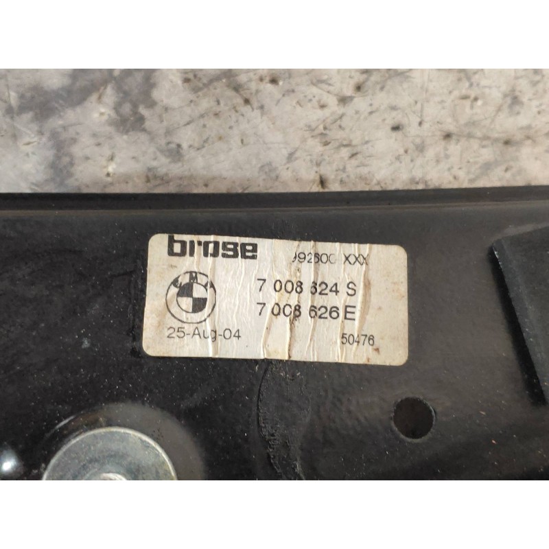Recambio de elevalunas delantero derecho para bmw serie 6 coupe (e63) 4.4 v8 32v cat referencia OEM IAM 7008624S 7008626E 