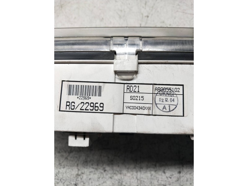 Recambio de cuadro instrumentos para mg rover serie 45 (t/rt) classic referencia OEM IAM AR0055102 RG22969 S0215 YAC004340XXX