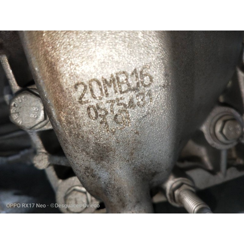 Recambio de caja cambios para citroen c4 coupe 2.0 hdi fap cat (rhr / dw10bted4) referencia OEM IAM 20MB16 0575481 