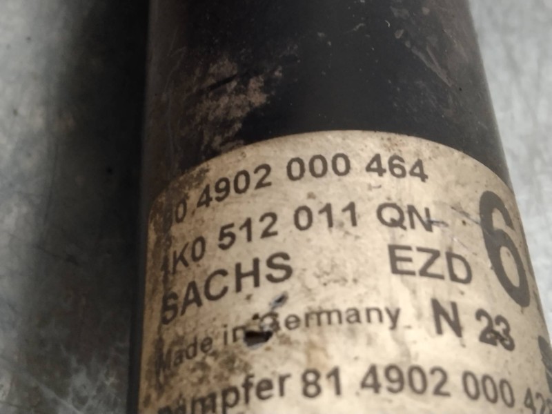 Recambio de amortiguador trasero para seat leon (1p1) 2.0 tdi referencia OEM IAM 1K0512011QN   Recambio de amortiguador trasero para seat leon (1p1) 2.0 tdi referencia OEM IAM 1K0512011QN