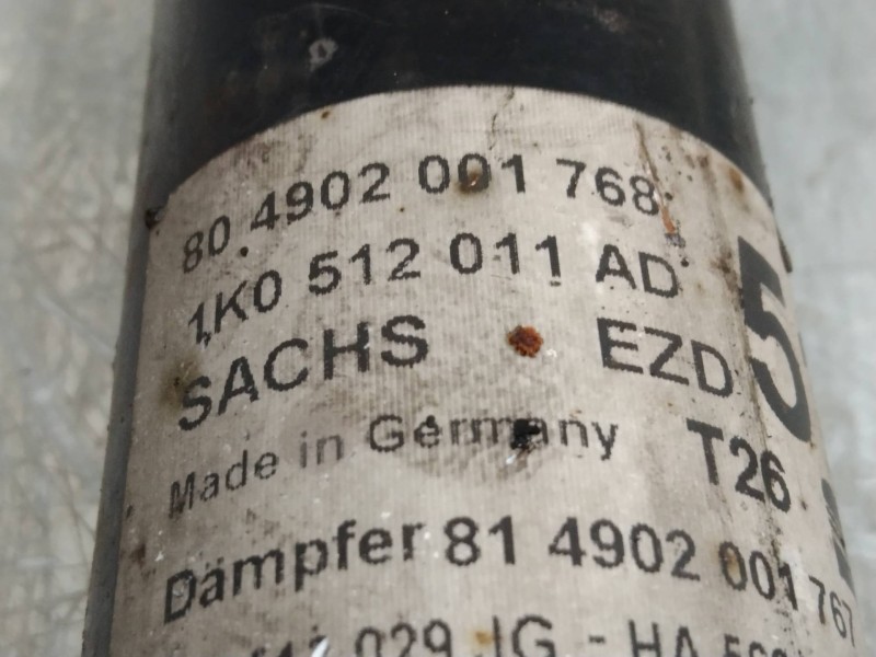 Recambio de amortiguador trasero para seat leon (1p1) reference referencia OEM IAM 1K0512011AD  