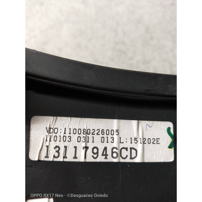 Recambio de cuadro instrumentos para opel corsa c blue line referencia OEM IAM 110080226005 13117943CA 