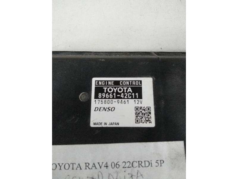 Recambio de centralita motor uce para toyota rav 4 (a3) 2.2 turbodiesel cat referencia OEM IAM 8966142C11 1758009461 
