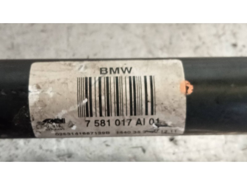 Recambio de transmision trasera izquierda para bmw serie 5 lim. (f10) 535d xdrive referencia OEM IAM 7581017AI01  