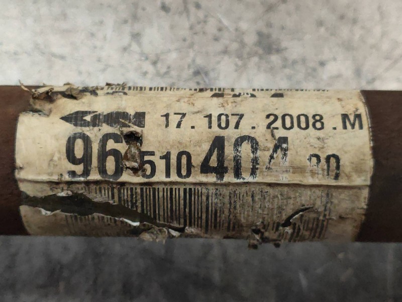 Recambio de transmision delantera derecha para peugeot 207 urban referencia OEM IAM 9651040480  