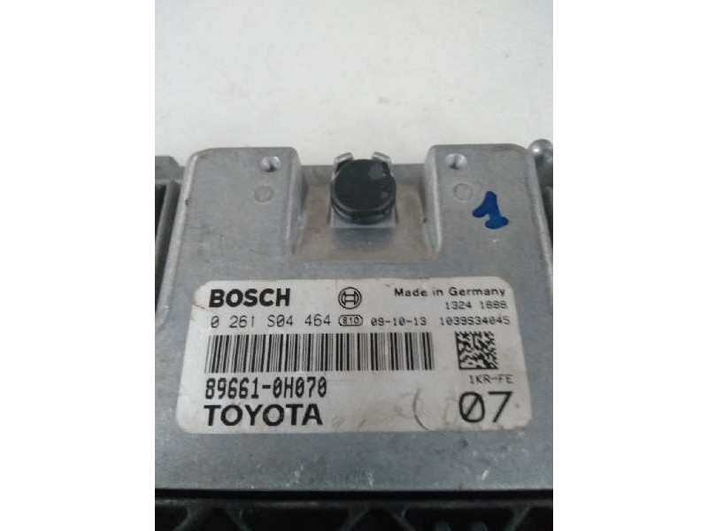Recambio de centralita motor uce para toyota aygo (kgb/wnb) 1.0 cat referencia OEM IAM 0261S04464 896610H07 1KRFE 07