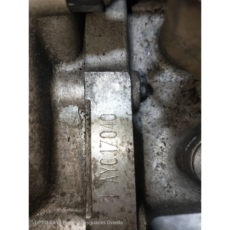 Recambio de caja cambios para volkswagen golf ii (191/193) 1.8 g60 cat (1h. pg) referencia OEM IAM AYC 1 AYC 17040