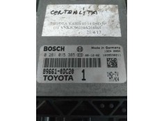 Recambio de centralita motor uce para toyota yaris 1.4 turbodiesel cat referencia OEM IAM 0281015385 896610DC20 1NDTV MTK4 1 2