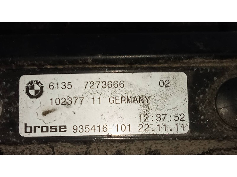 Recambio de refuerzo paragolpes trasero para bmw serie 5 lim. (f10) 535d xdrive referencia OEM IAM 61357273666  