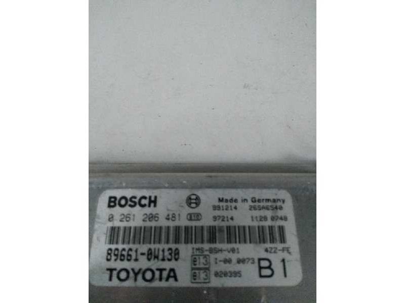 Recambio de centralita motor uce para toyota corolla (e11) 1.4 16v cat referencia OEM IAM 0261206481 896610W130 4ZZFE B1