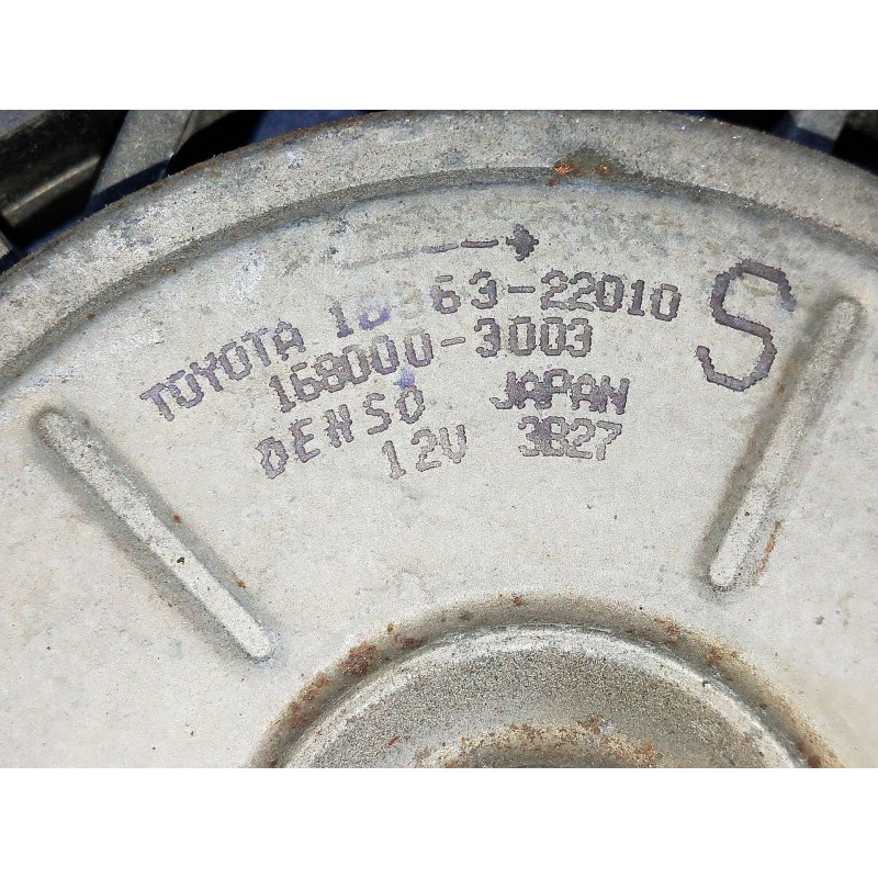 Recambio de electroventilador para toyota corolla (e11) 1.4 16v cat referencia OEM IAM 1636322010  