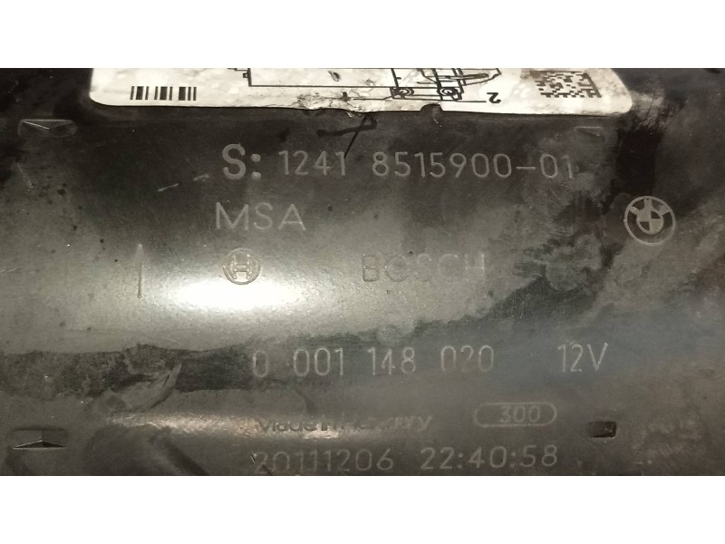 Recambio de motor arranque para bmw serie 5 lim. (f10) 535d xdrive referencia OEM IAM 0001148020 12418515900 