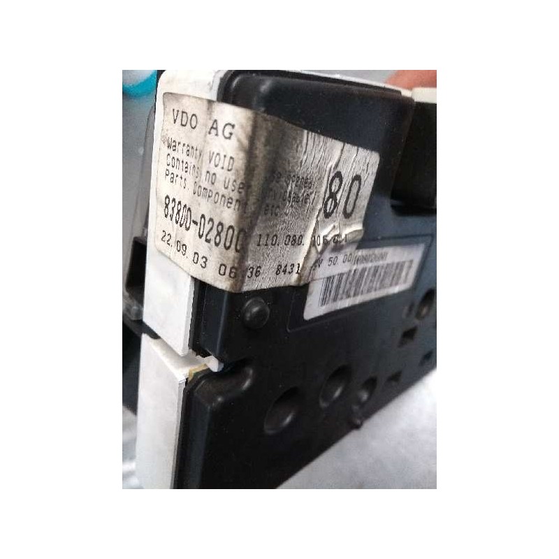 Recambio de cuadro instrumentos para toyota corolla (e12) 1.4 16v cat referencia OEM IAM 8380002800 110080106001 