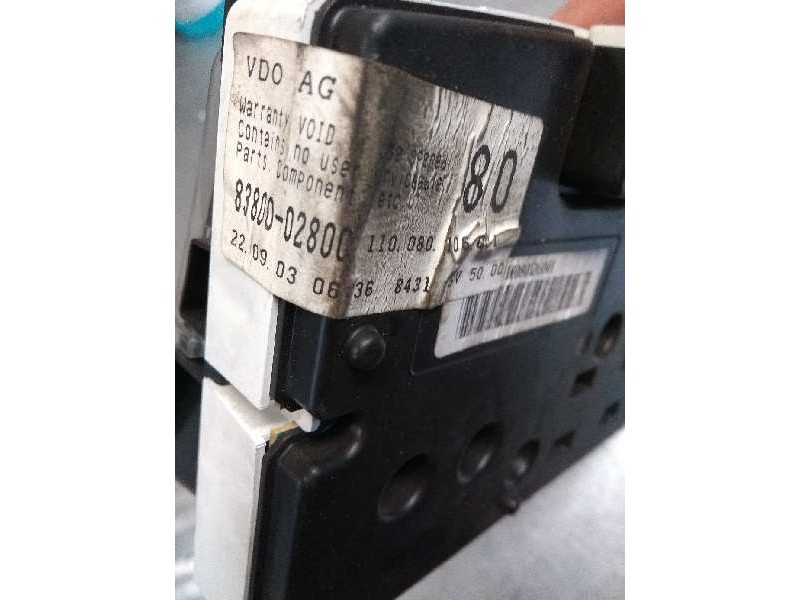 Recambio de cuadro instrumentos para toyota corolla (e12) 1.4 16v cat referencia OEM IAM 8380002800 110080106001 