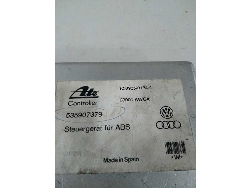 Recambio de centralita abs para volkswagen corrado (509) referencia OEM IAM 10093501344 535907379  Recambio de centralita abs para volkswagen corrado (509) referencia OEM IAM 10093501344 535907379