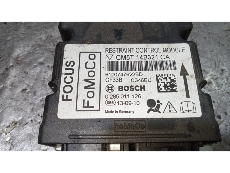 Recambio de centralita airbag para ford focus lim. (cb8) titanium referencia OEM IAM 0285011126 CM5T14B321CA 