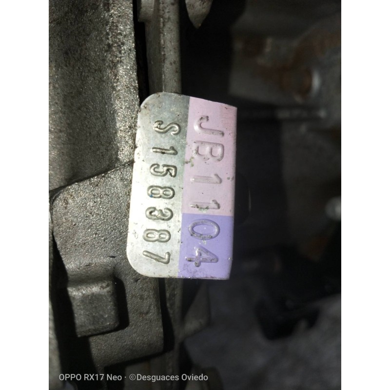 Recambio de caja cambios para renault clio i fase i+ii (b/c57) 1.9 d mexx referencia OEM IAM JB1104 S158387 