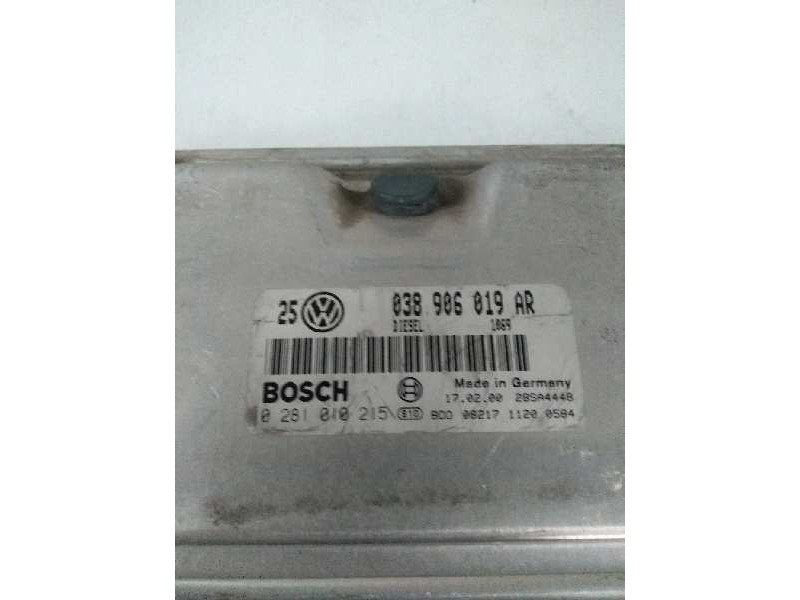 Recambio de centralita motor uce para volkswagen golf iv berlina (1j1) 1.9 tdi referencia OEM IAM 0281010215 038906019AR 