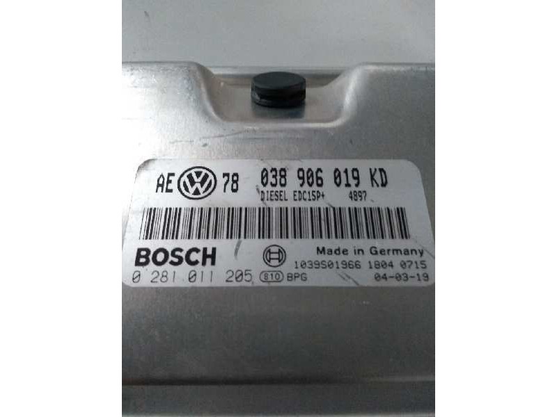 Recambio de centralita motor uce para volkswagen passat berlina (3b3) 1.9 tdi referencia OEM IAM 0281011205 038906019KD EDC15P