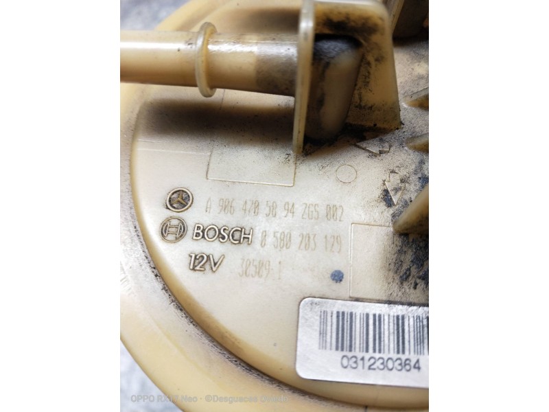 Recambio de bomba combustible para mercedes sprinterii caja cerrada (desde 01.06) 2.1 cdi cat referencia OEM IAM 0580203129 A906