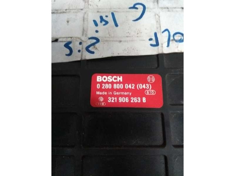 Recambio de centralita motor uce para volkswagen golf ii (191/193) referencia OEM IAM 0280800042 0280800043 321906263B Recambio de centralita motor uce para volkswagen golf ii (191/193) referencia OEM IAM 0280800042 0280800043 321906263B