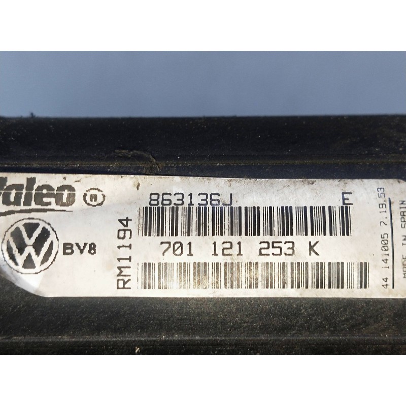 Recambio de radiador agua para volkswagen t4 transporter/furgoneta (mod. 1991) 2.5 referencia OEM IAM 701121253K863136J  