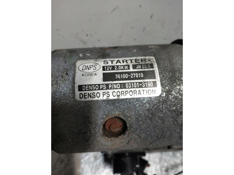 Recambio de motor arranque para hyundai sonata (nf) 2.0 crdi comfort i referencia OEM IAM 3610027010  