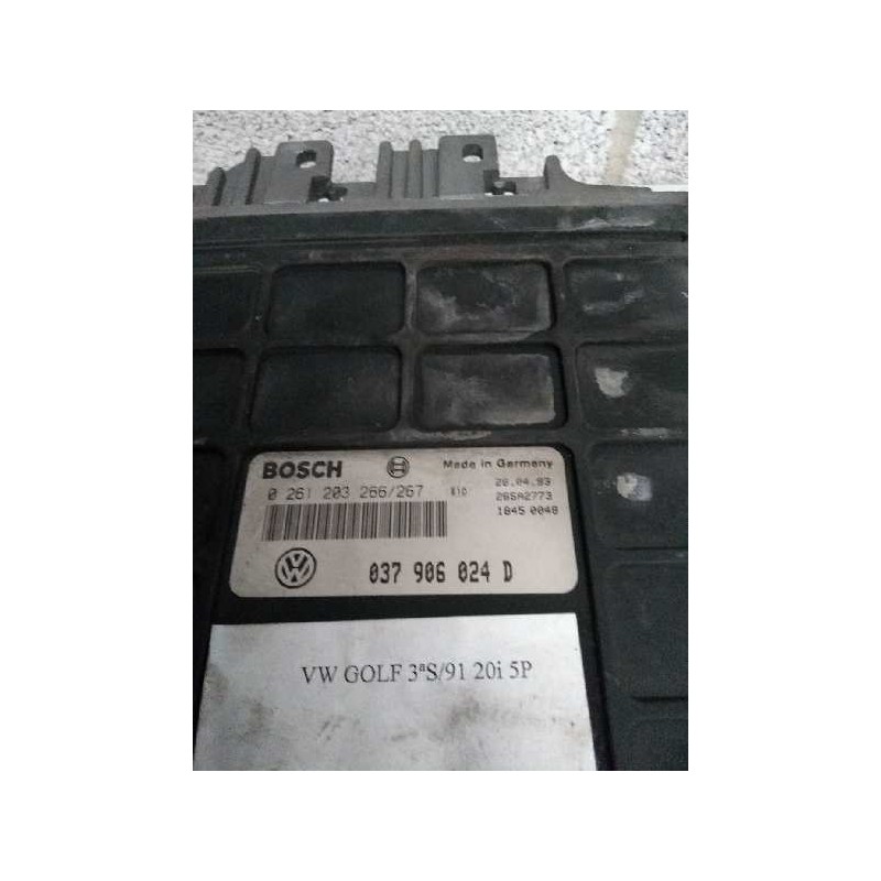 Recambio de centralita motor uce para volkswagen golf iii berlina (1h1) 2.0 referencia OEM IAM 0261203266 0261203267 037906024D