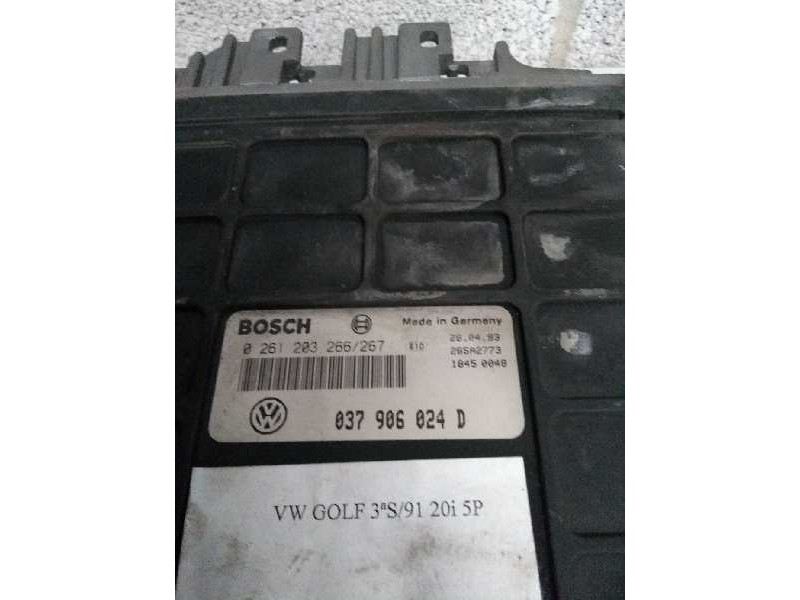 Recambio de centralita motor uce para volkswagen golf iii berlina (1h1) 2.0 referencia OEM IAM 0261203266 0261203267 037906024D