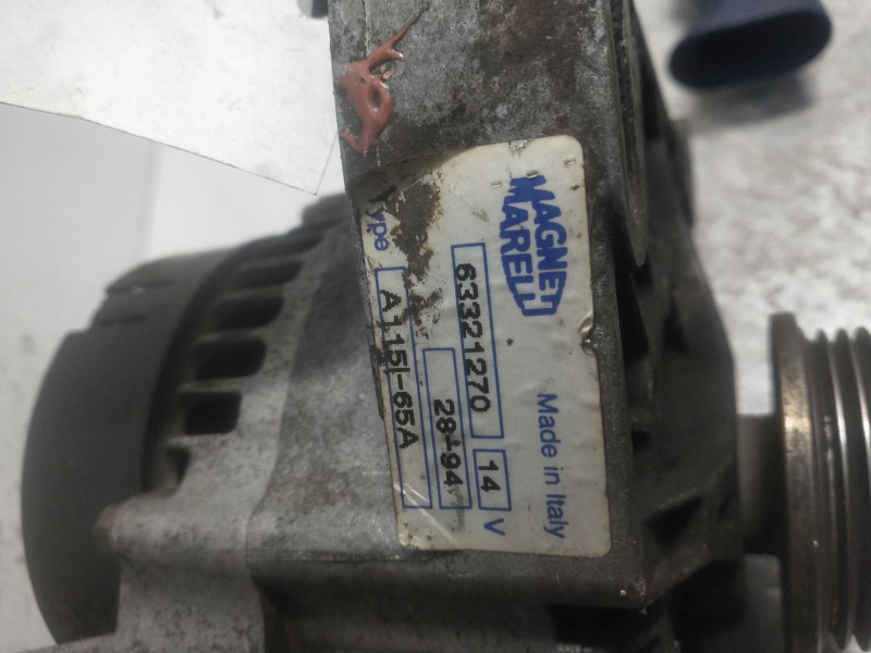Recambio de alternador para fiat punto berlina (188) 1.2 16v dynamic referencia OEM IAM 63321270   Recambio de alternador para fiat punto berlina (188) 1.2 16v dynamic referencia OEM IAM 63321270