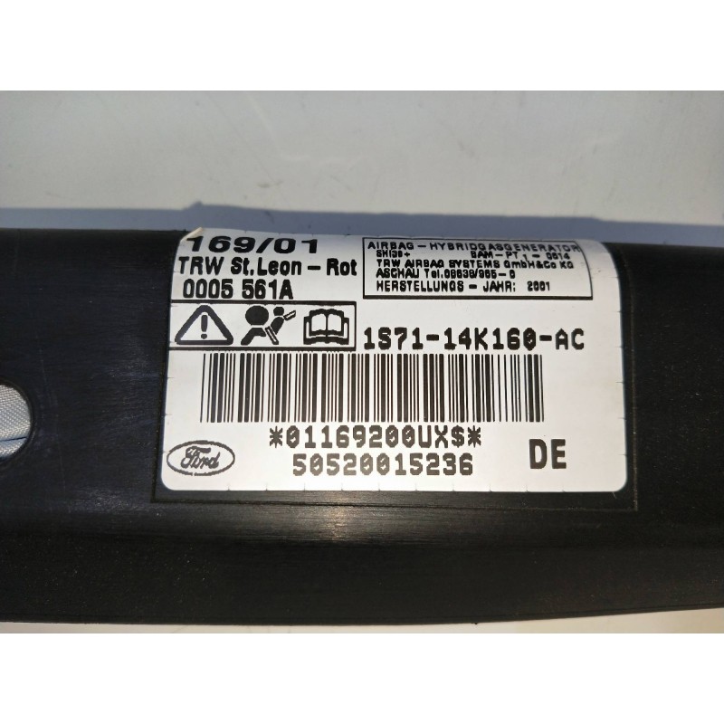 Recambio de airbag cortina delantero derecho para ford mondeo berlina (ge) 2.0 cat referencia OEM IAM 1S7114K160AC  