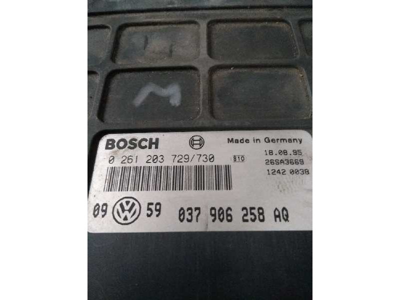 Recambio de centralita motor uce para volkswagen vento (1h2) 1.6 referencia OEM IAM 0261203729 0261203730 037906258AQ