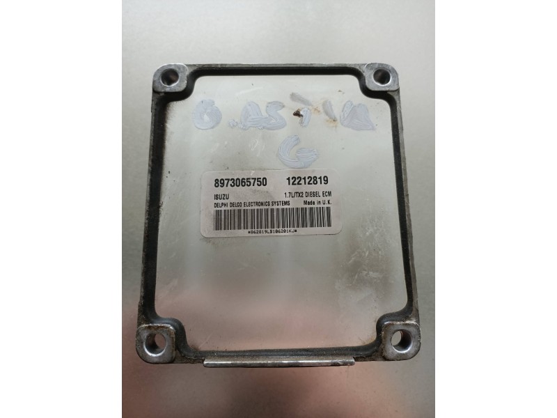 Recambio de centralita motor uce para opel astra g berlina 1.7 16v dti cat (y 17 dt / lr6) referencia OEM IAM 12212819 897306575 Recambio de centralita motor uce para opel astra g berlina 1.7 16v dti cat (y 17 dt / lr6) referencia OEM IAM 12212819 897306575