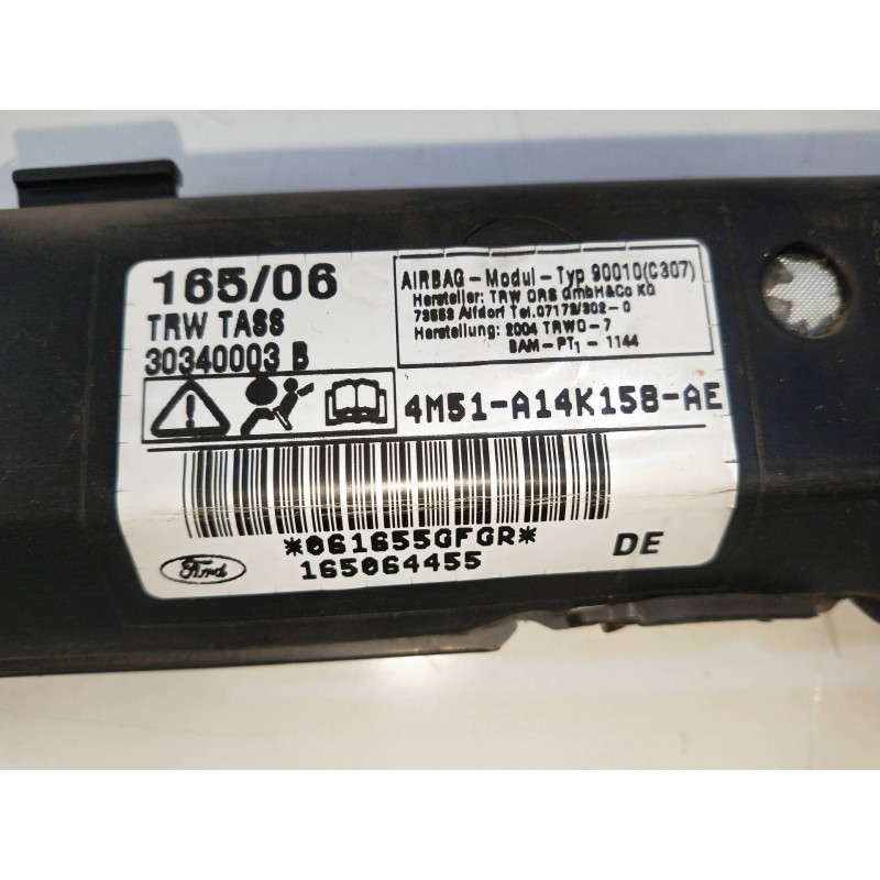Recambio de airbag cortina delantero derecho para ford focus berlina (cap) 1.8 tdci turbodiesel cat referencia OEM IAM 4M51A14K1