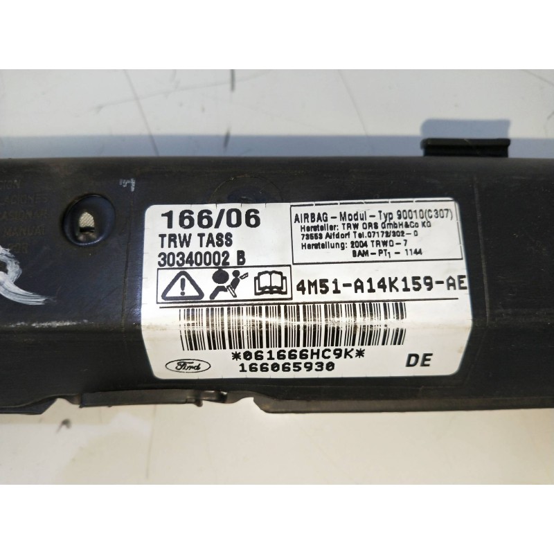 Recambio de airbag cortina delantero izquierdo para ford focus berlina (cap) 1.8 tdci turbodiesel cat referencia OEM IAM 4M51A14