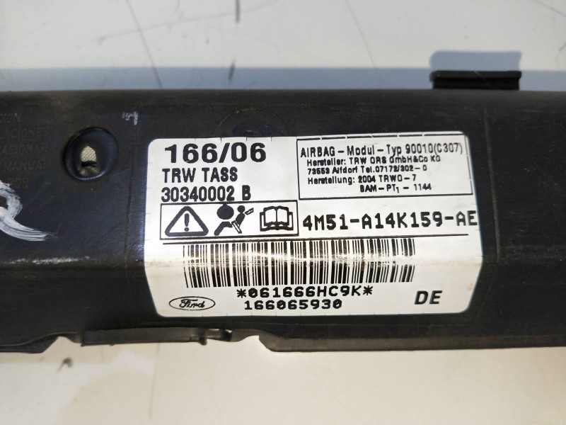Recambio de airbag cortina delantero izquierdo para ford focus berlina (cap) 1.8 tdci turbodiesel cat referencia OEM IAM 4M51A14