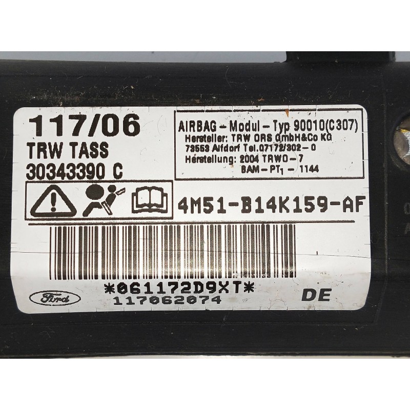 Recambio de airbag cortina delantero izquierdo para ford focus berlina (cap) st referencia OEM IAM 4M51B14K159AF  