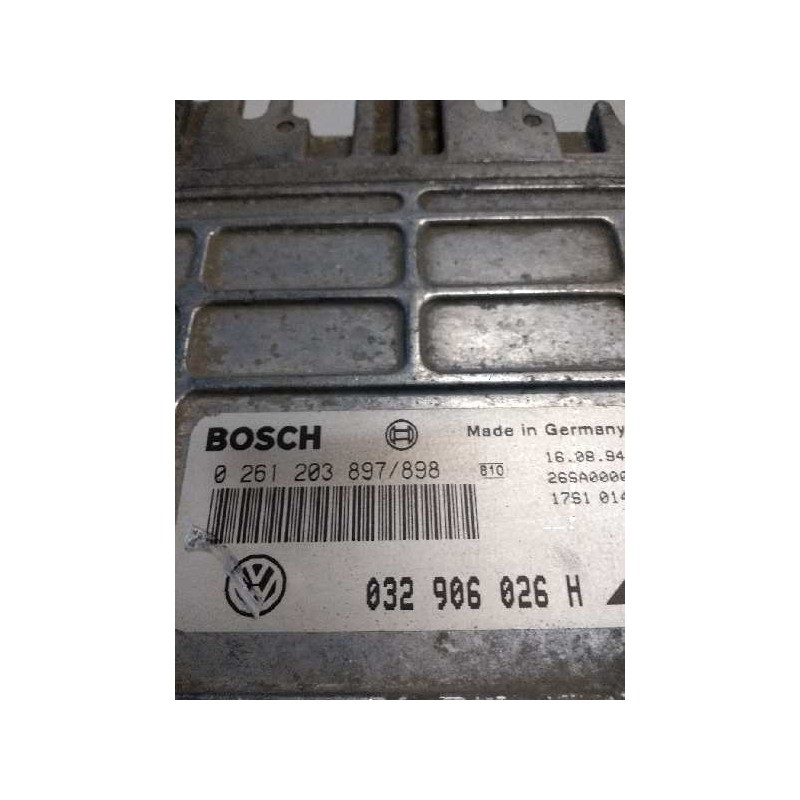 Recambio de centralita motor uce para volkswagen polo berlina (6n1) 1.6 referencia OEM IAM 0261203897 0261203898 032906026H Recambio de centralita motor uce para volkswagen polo berlina (6n1) 1.6 referencia OEM IAM 0261203897 0261203898 032906026H