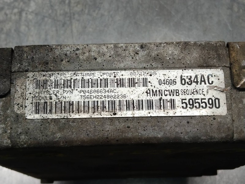 Recambio de centralita motor uce para chrysler stratus berlina (ja) 2.0 lx referencia OEM IAM P04606634AC HMNCWB 595590