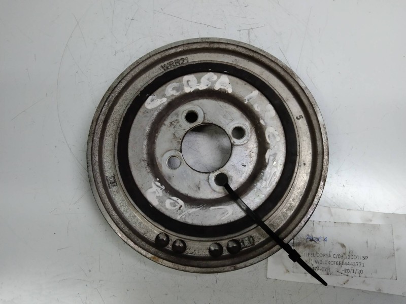 Recambio de polea cigueñal para opel corsa c blue line referencia OEM IAM 468191470  