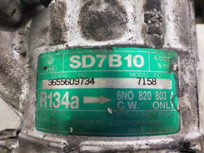 Recambio de compresor aire acondicionado para volkswagen polo berlina (6n1) 1.4 referencia OEM IAM SD7B107158 7158 6NO820803A