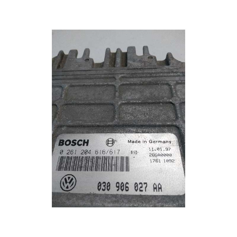 Recambio de centralita motor uce para volkswagen polo berlina (6n1) 1.4 referencia OEM IAM 0261204616 0261204617 030906027AA Recambio de centralita motor uce para volkswagen polo berlina (6n1) 1.4 referencia OEM IAM 0261204616 0261204617 030906027AA