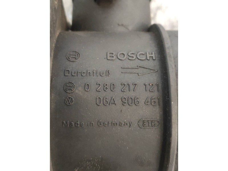 Recambio de caudalimetro para audi a3 (8l) 1.8 t ambiente referencia OEM IAM 0280217121 06A906461  Recambio de caudalimetro para audi a3 (8l) 1.8 t ambiente referencia OEM IAM 0280217121 06A906461